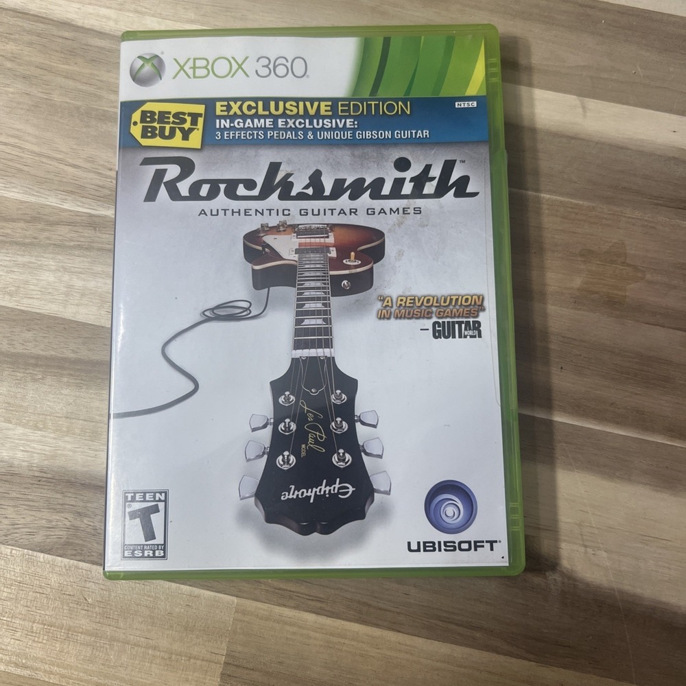Rocksmith -โ Best Buy Edition (Microsoft Xbox 360, 2011) - Tested